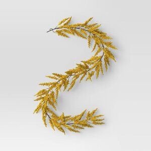 72" Goldenrod Artificial Fall Garland Yellow – Threshold Target 2024